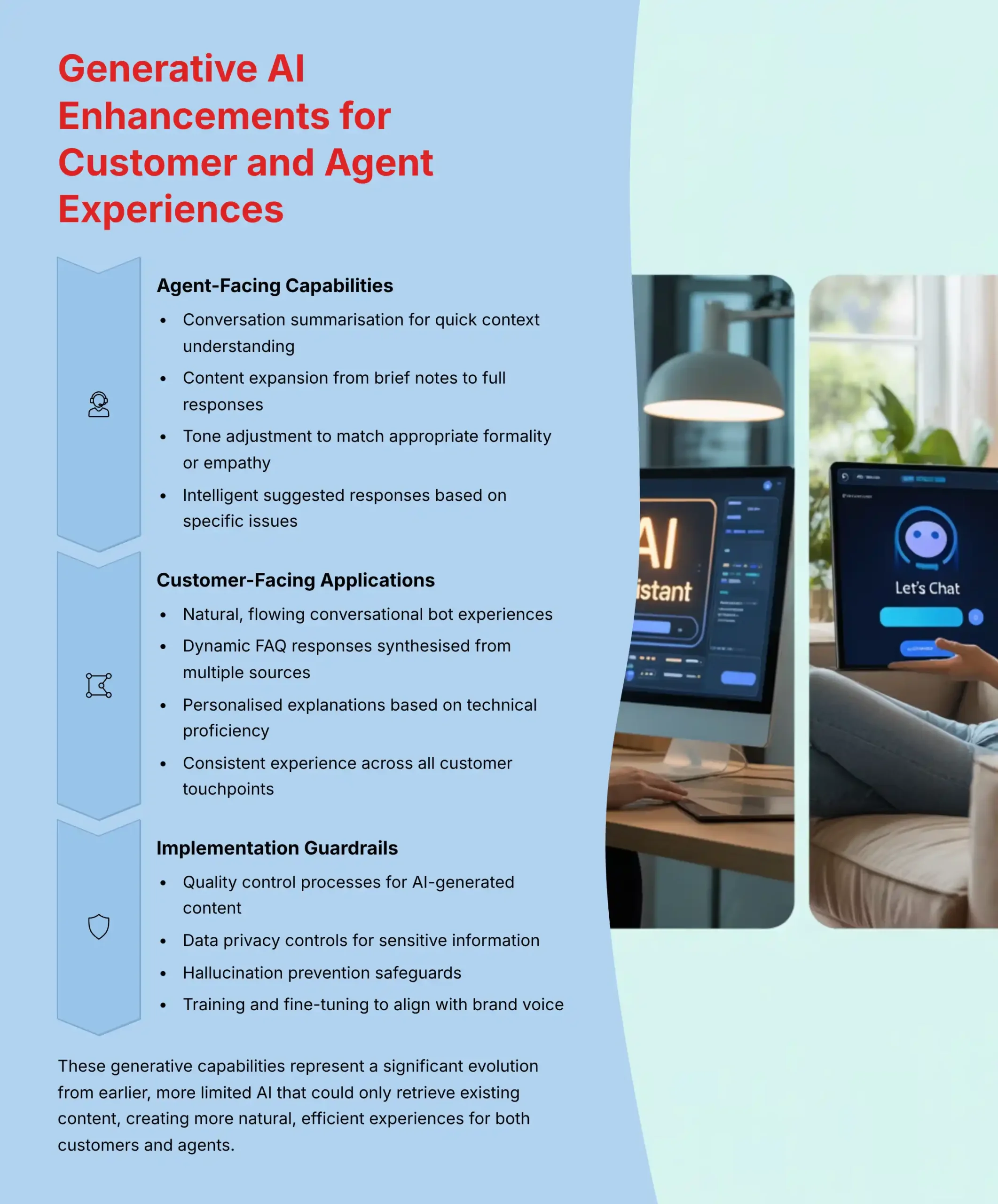 Generative AI Enhancements for Customer and Agent Experiences