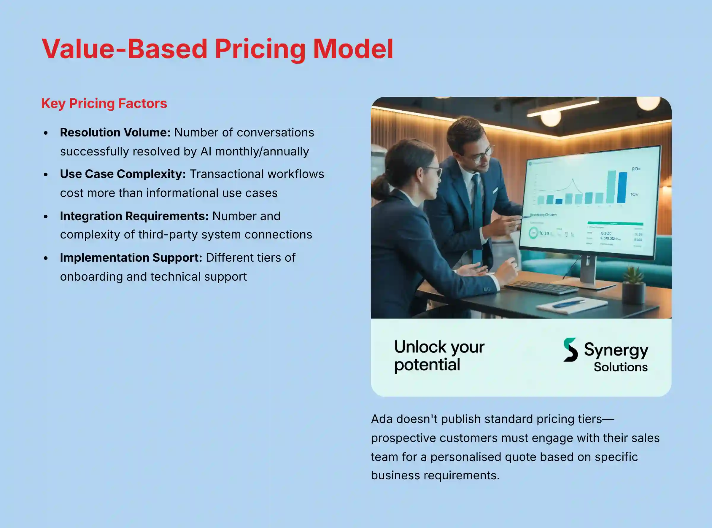 Value-Based Pricing Model