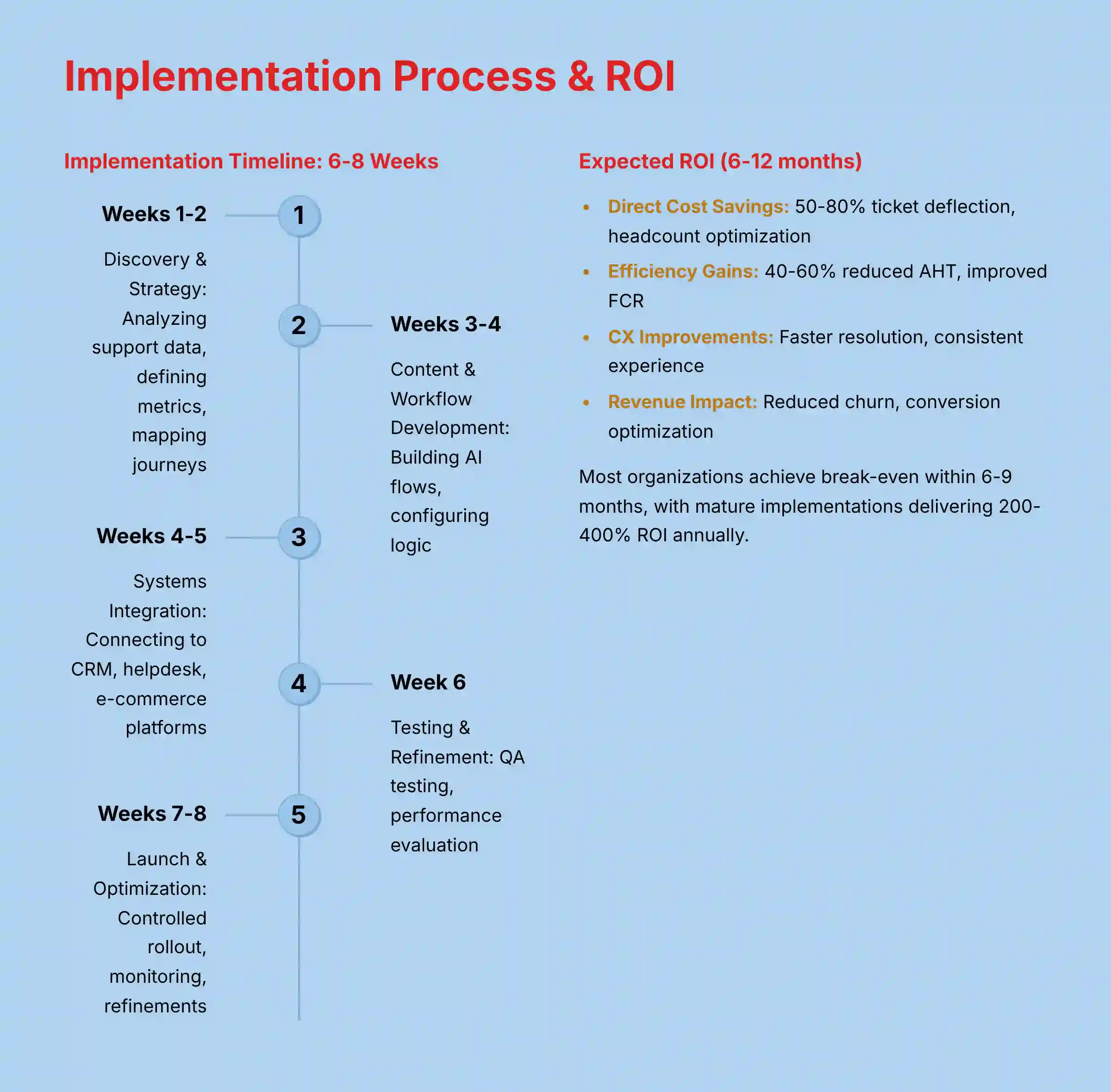 Implementation Process and ROI
