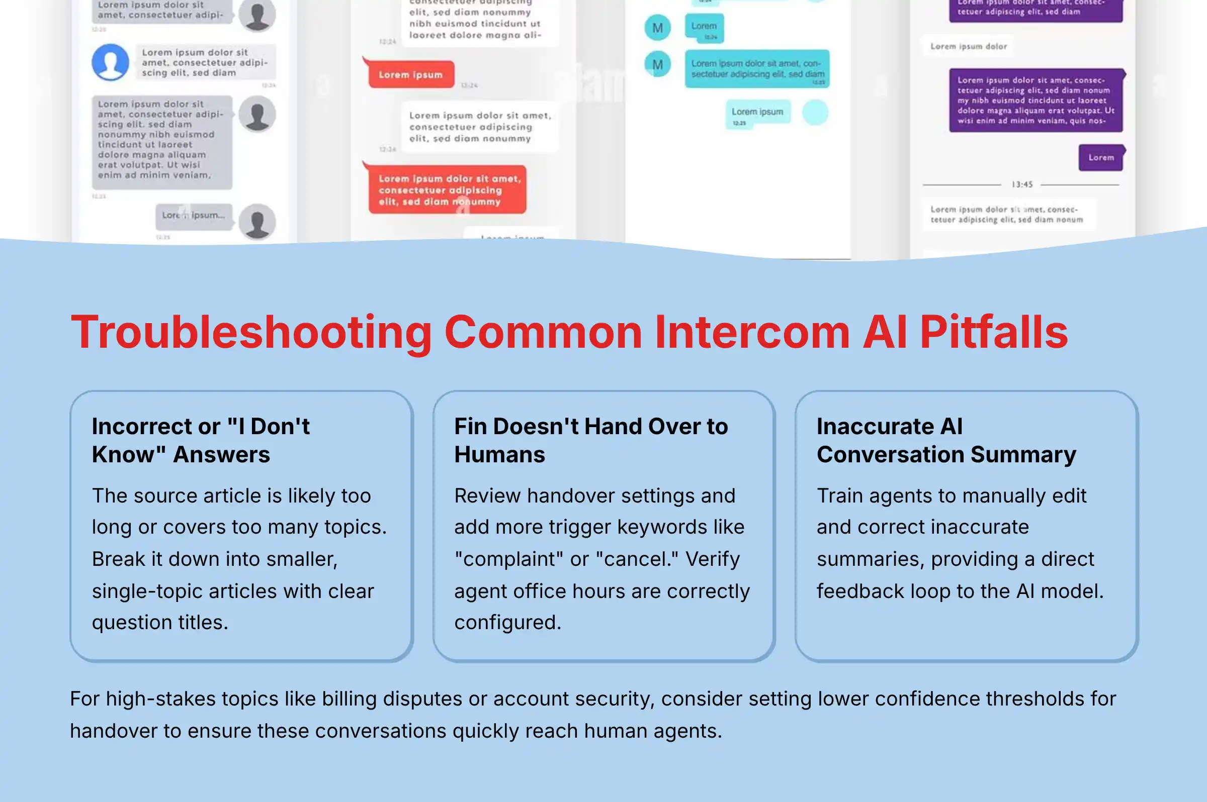 Troubleshooting Common Intercom AI Pitfalls