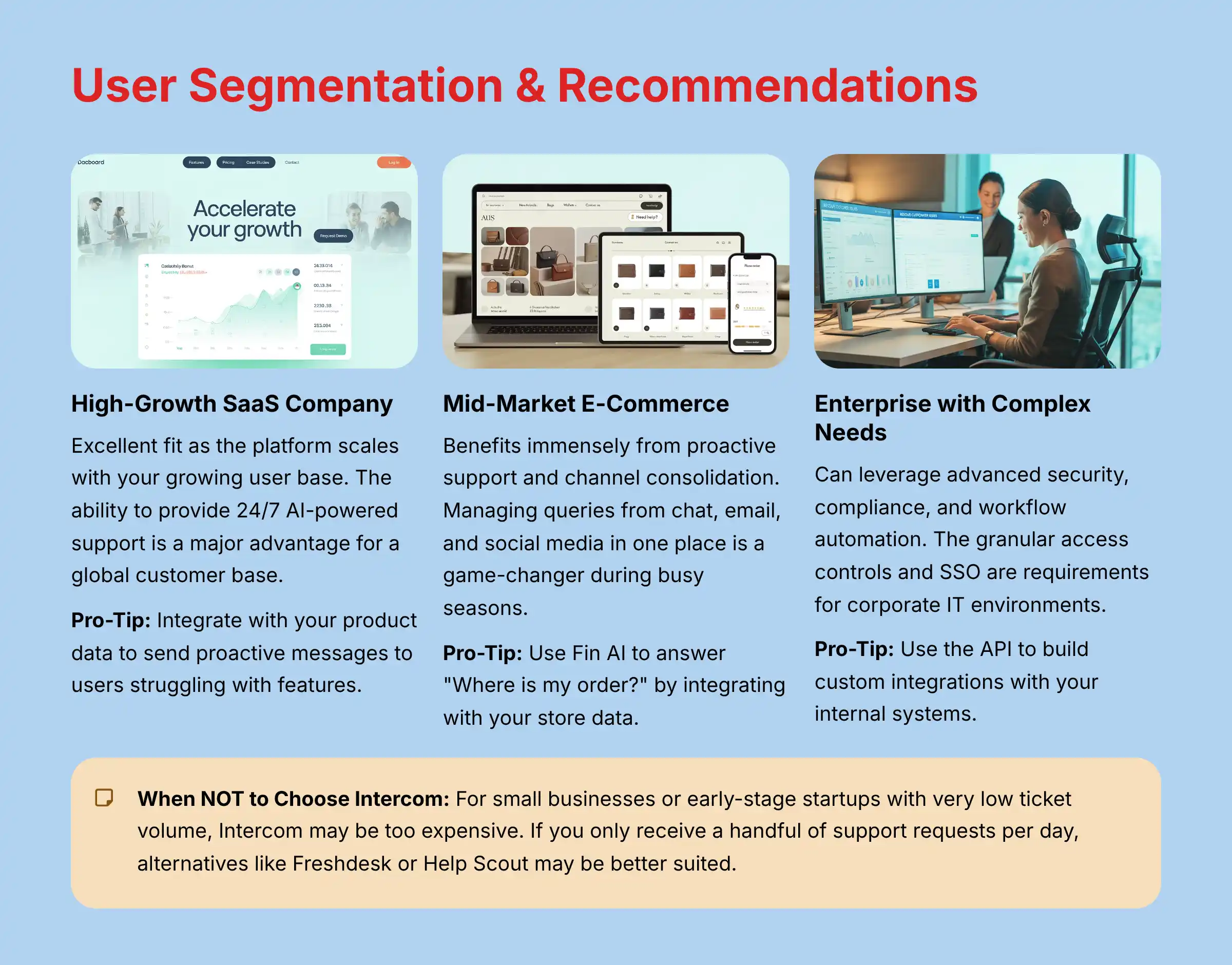 User Segmentation and Recommendations