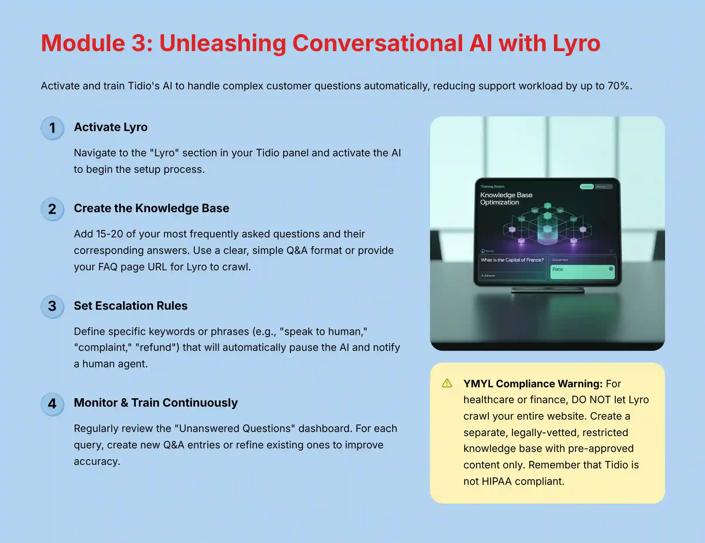 Module 3: Unleashing Conversational AI with Lyro