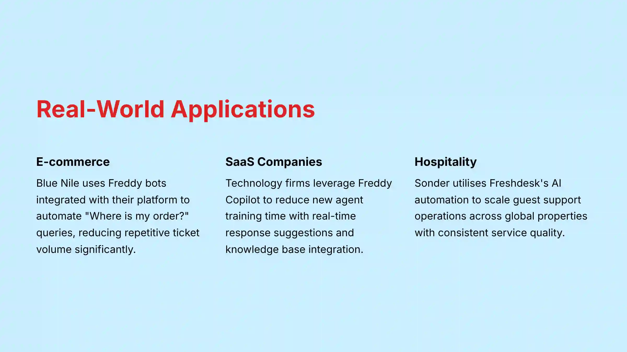 Real-World Applications