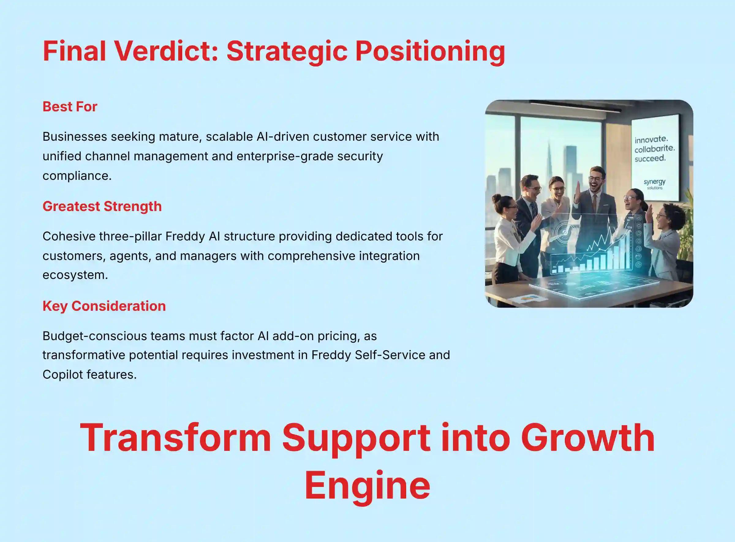Final Verdict Strategic Positioning