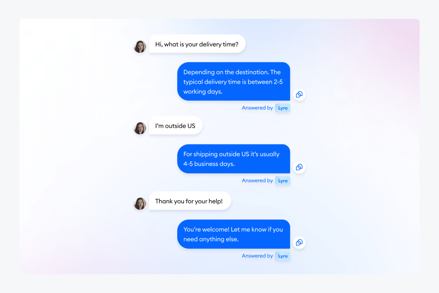 Lyro AI Conversation Example