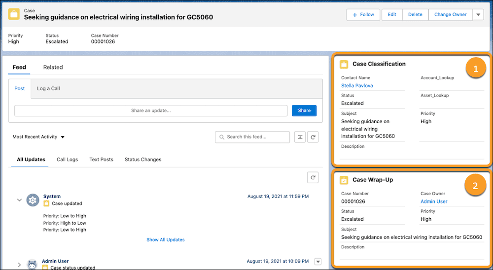 Einstein Case Classification Benefits and Workflow