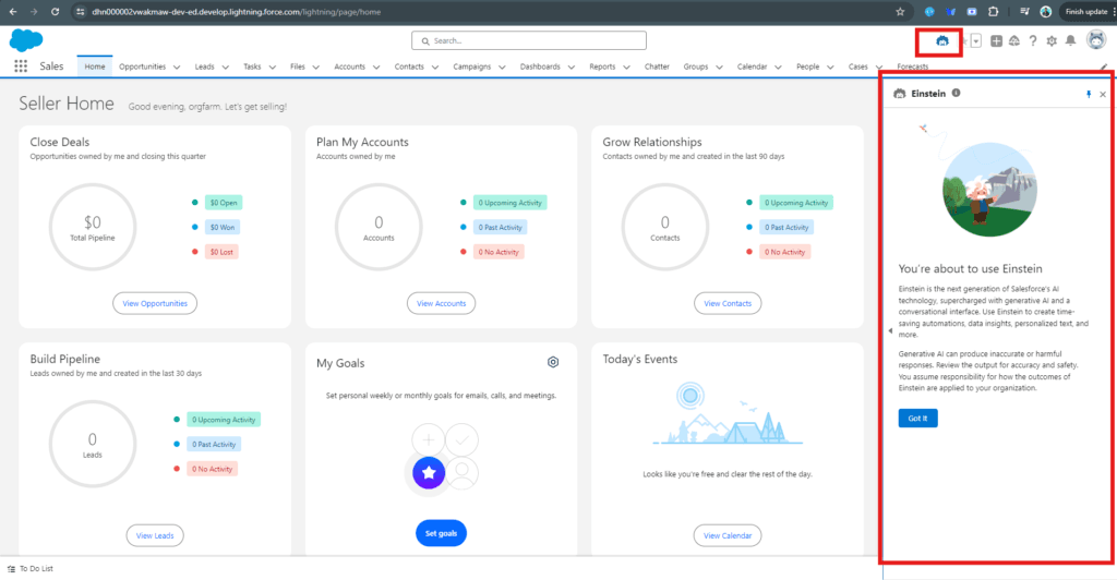 Einstein Copilot for Service Agent Assistant Interface