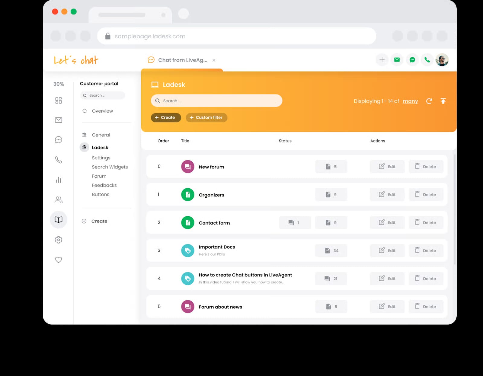 LiveAgent Help Desk Software